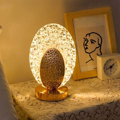 Rechargeable LED Crystal Table Lamp