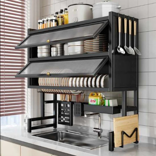 Over The Sink Cabinet Rack - 85cm | Dual Cabinet