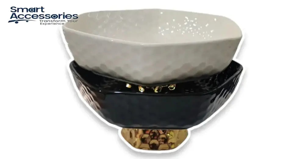 10 Iinch Fruit Bowl Star Shape Golden Bottom