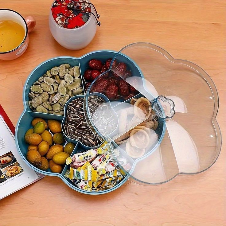 Flower Shape Snack Serving Tray