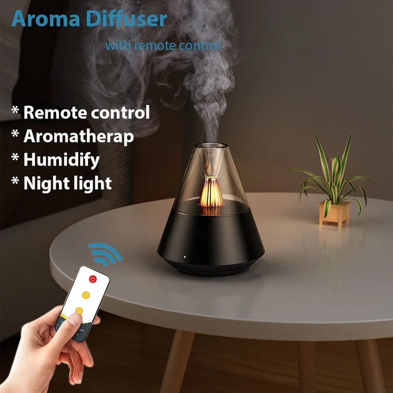 VOLCANIC AROMA AIR HUMIDIFIER WITH NIGHT LIGHT