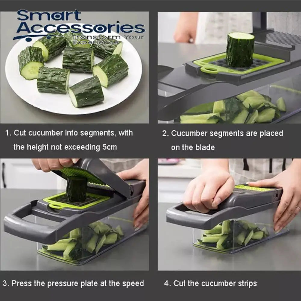 12In1 Multifunctional Vegetable Cutter