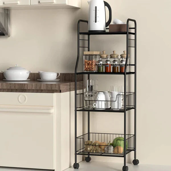 4-Tier Metal Kitchen Rack – Smart Accessories PK