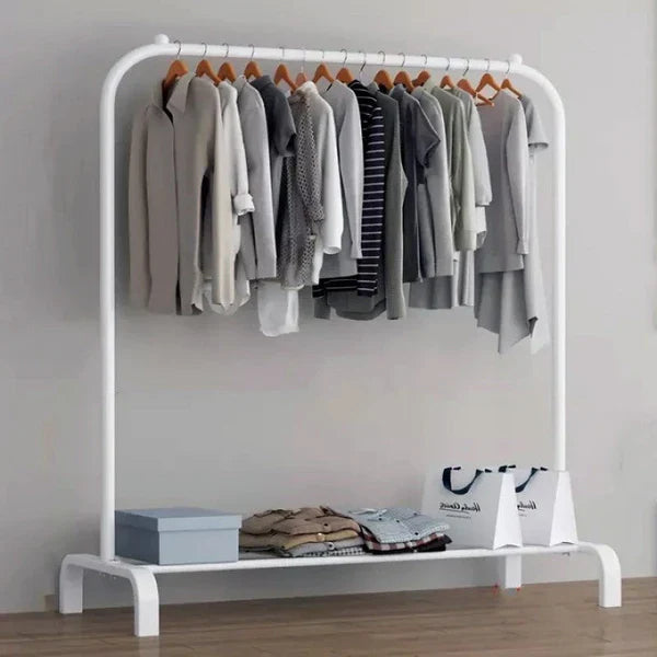 Single Pole Metal Cloth Stand