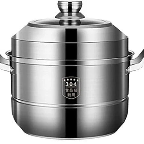 Steamer pot, Soup pot, Hot pot stainless steel