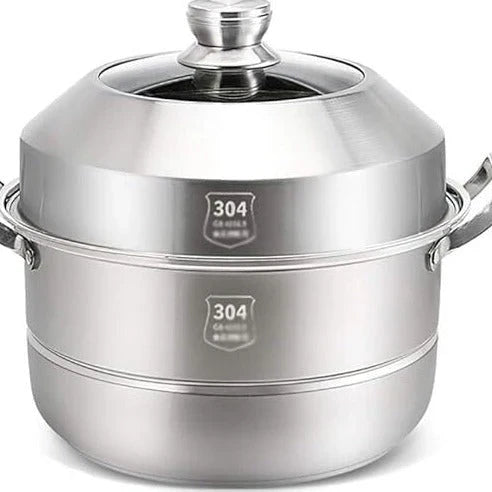 Steamer pot, Soup pot, Hot pot stainless steel