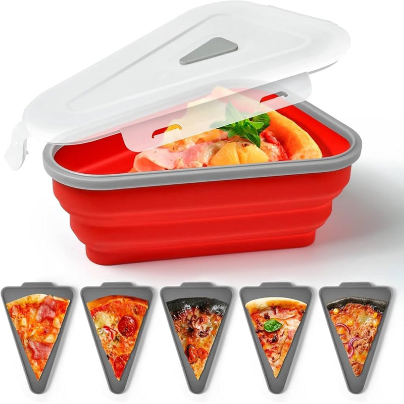Reusable Pizza Storage Box with 5 Trays – Kitchen Organizer