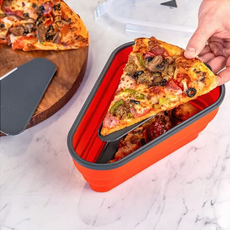 Reusable Pizza Storage Box with 5 Trays – Kitchen Organizer