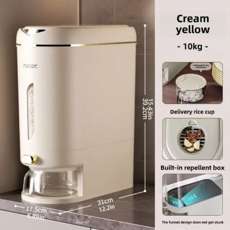 10 KG Rice Storage Dispenser