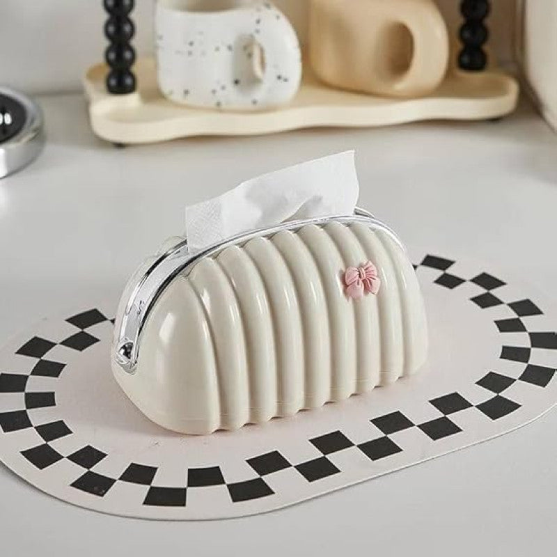 Shell Tissue Box Holder – Decorative & Elegant Design