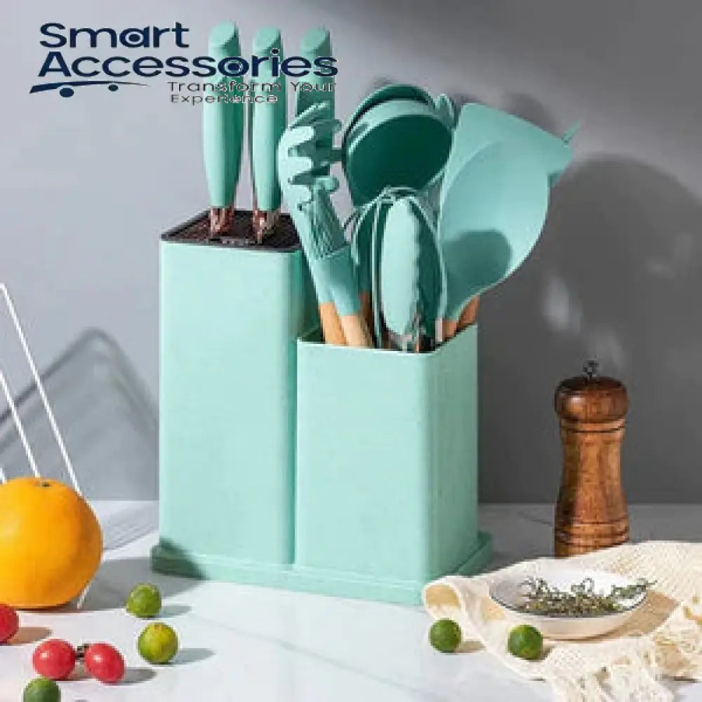 19-Pieces Silicone Kitchenware Utensils Set