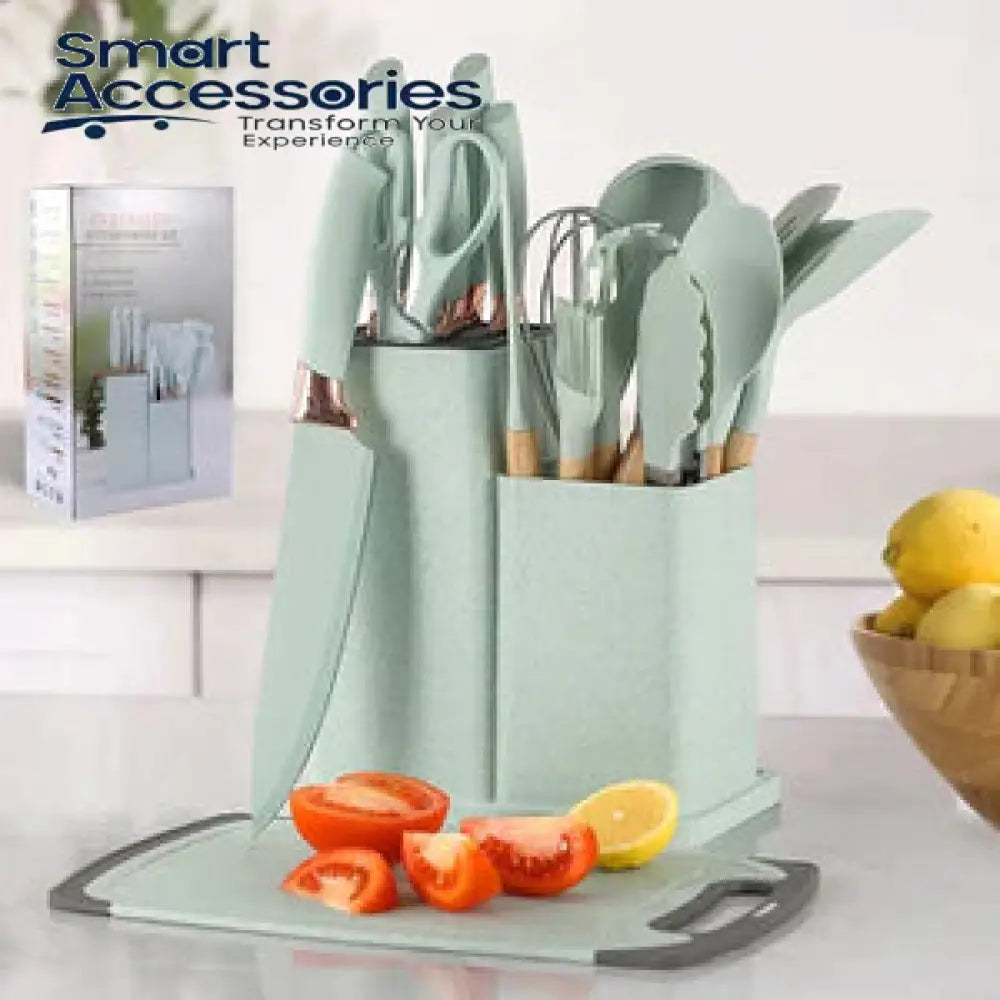 19-Pieces Silicone Kitchenware Utensils Set