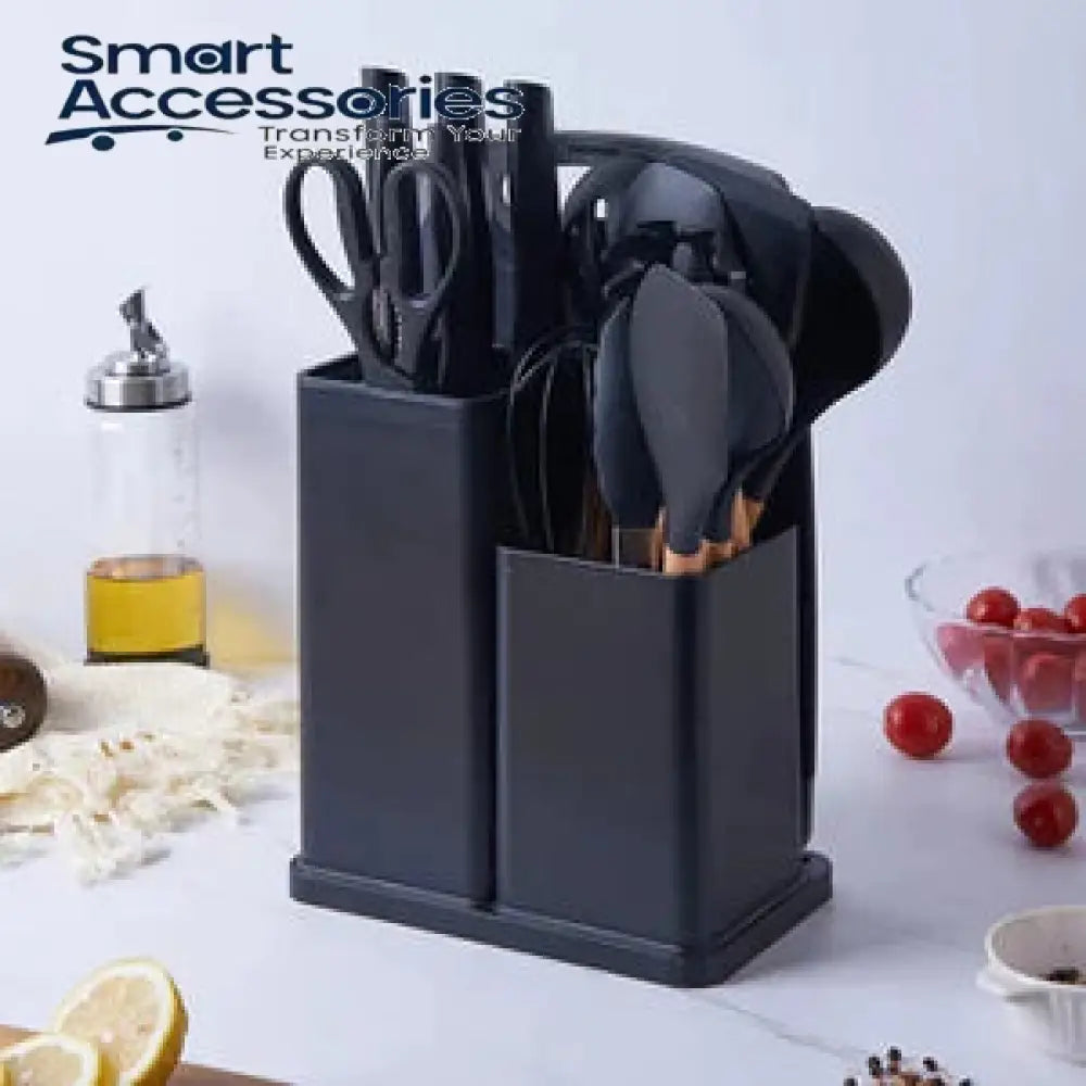 19-Pieces Silicone Kitchenware Utensils Set