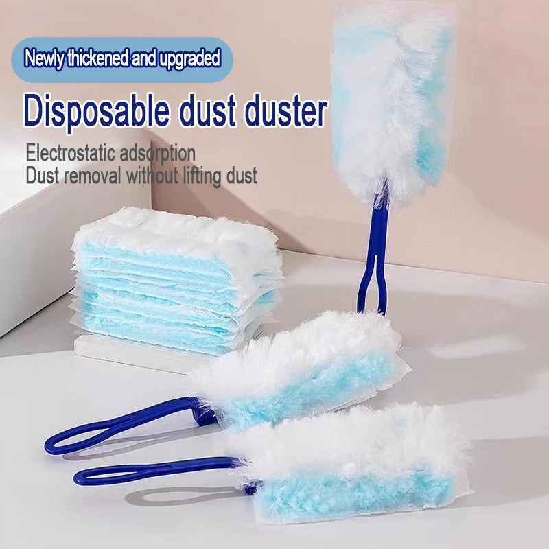 FluffyClean Electrostatic Disposable Duster – Multi-Surface Dust Cleaner