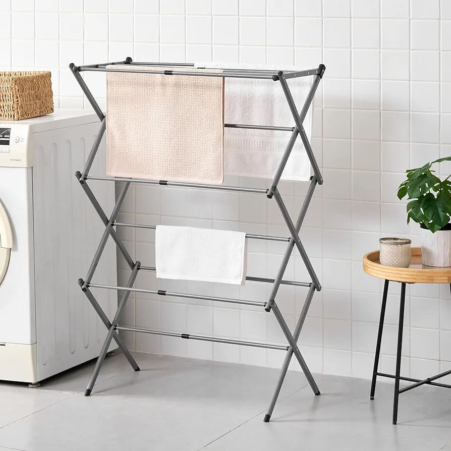 Premium Foldable Cloth Drying Rack – Space Saving – Smart Accessories PK