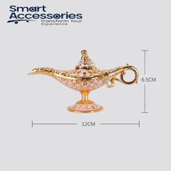 1Pc Aladdin Wishing Lamp Traditional Hollow Out Fairy Tale Magic