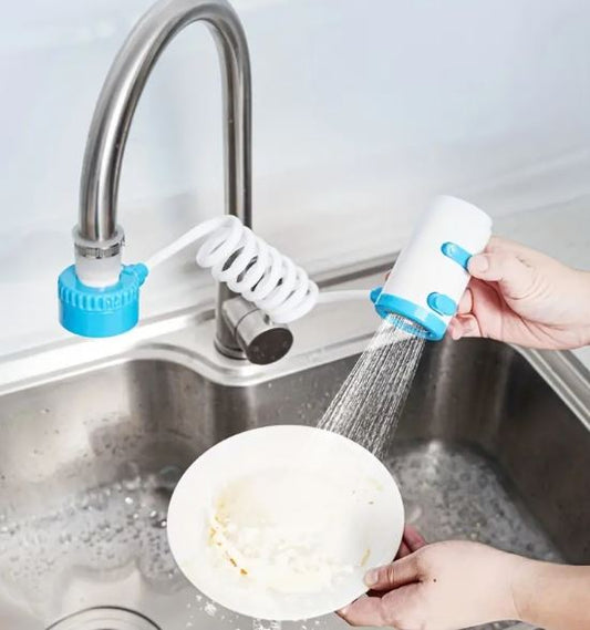 Multi-Functional Faucet Extender – 360° Flexible Kitchen & Bathroom Tap Attachment