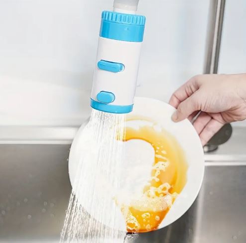 Multi-Functional Faucet Extender – 360° Flexible Kitchen & Bathroom Tap Attachment