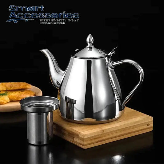 2.0L Stainless Steel Kettle Tea Pot (Only Silver)