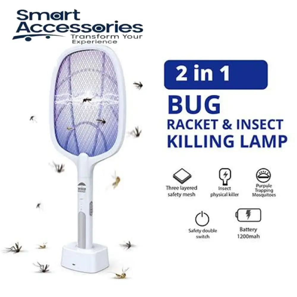 2 In 1 Rechargeable Mosquito Racket