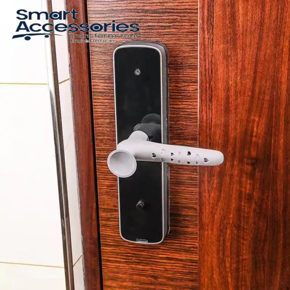 2 In 1 Silicon Door Knob Cover Anti-Collision Pad Noiseless Suction Cup Doorknob