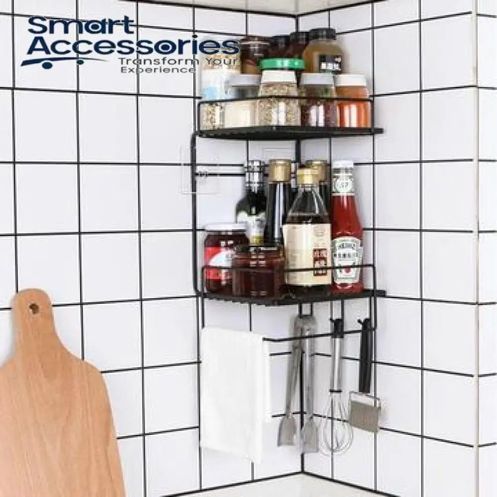 2 Layer Corner Storage Shelves