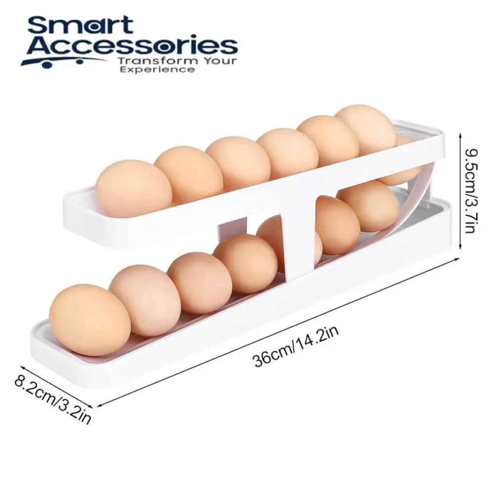 2 Tier Egg Dispenser For Refrigerator