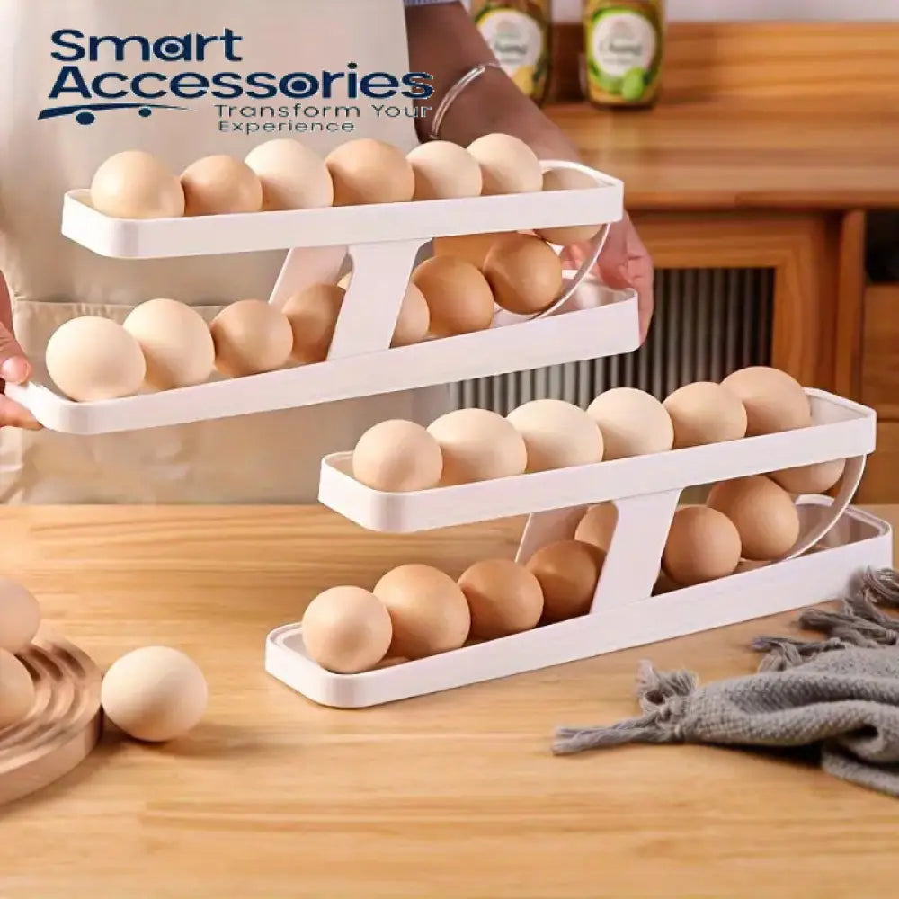 2 Tier Egg Dispenser For Refrigerator