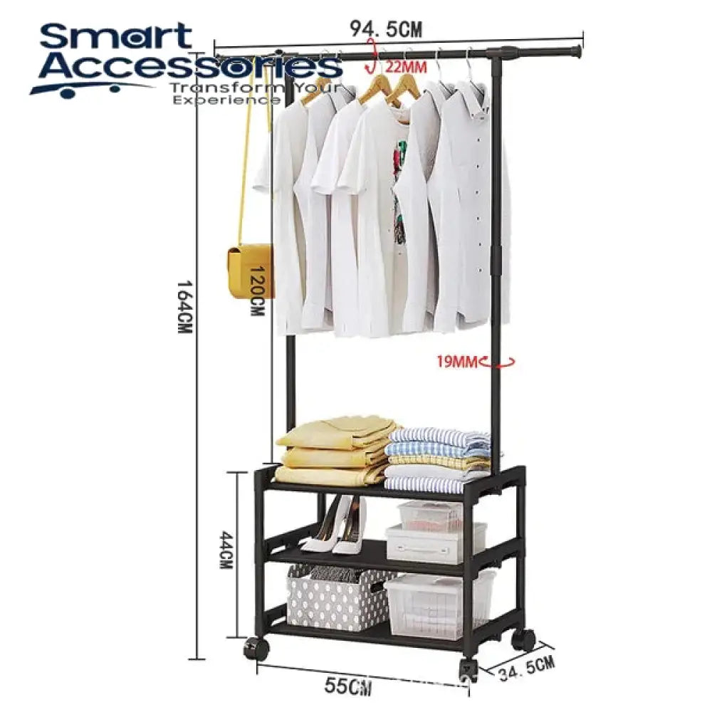 3 layer Attachable Cloth Rack – Smart Accessories PK