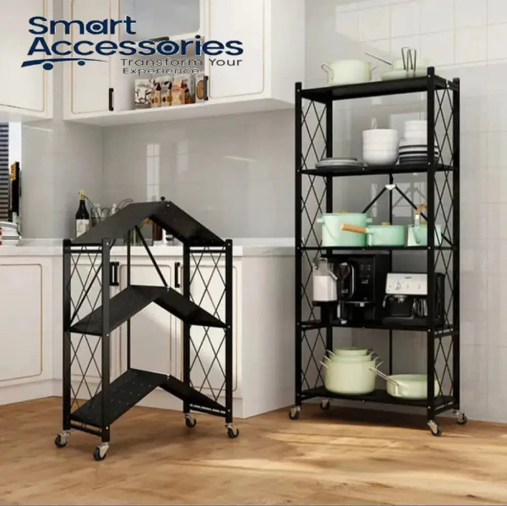 3 LAYER FOLDING KITCHEN RACK – Smart Accessories PK