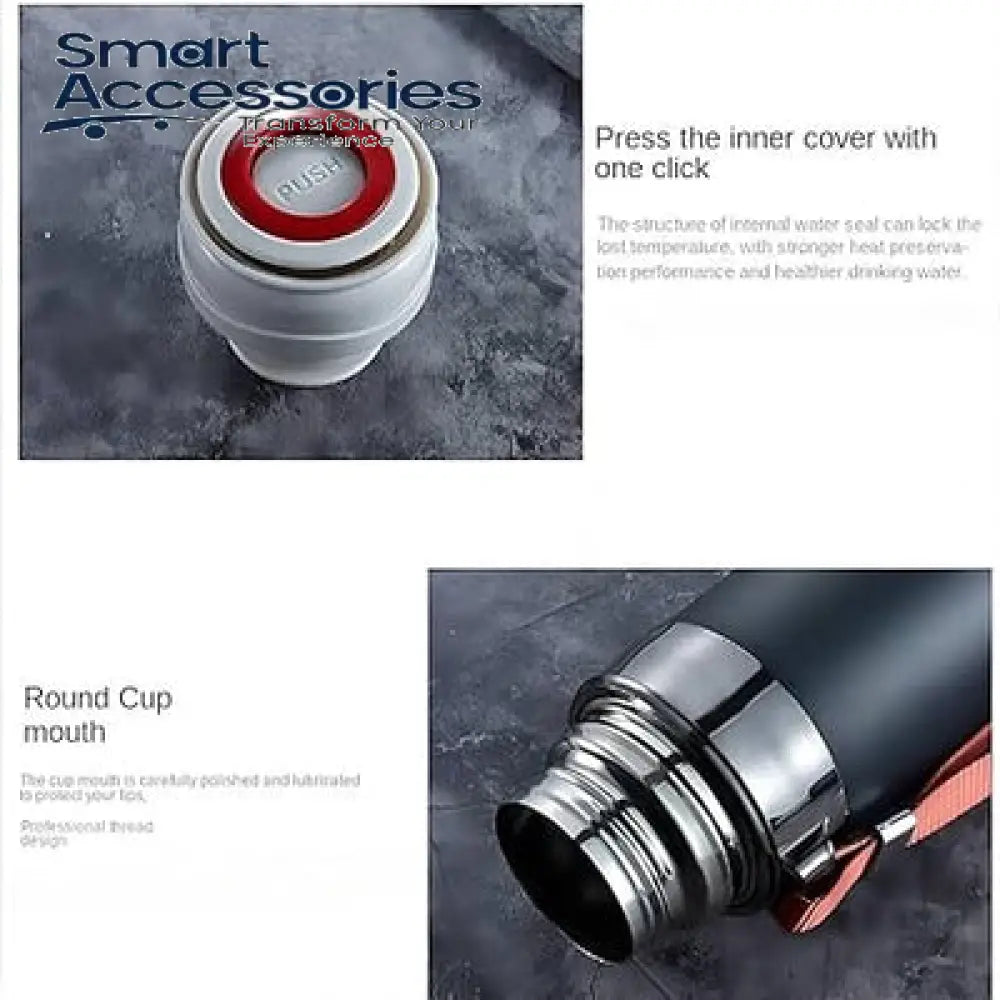 350Ml Stainless Steel Vacuum Bullet Head Thermos