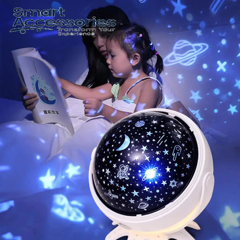 360 Rotating Octopus Galaxy Lamp Music Party Light With Rc Star Projector