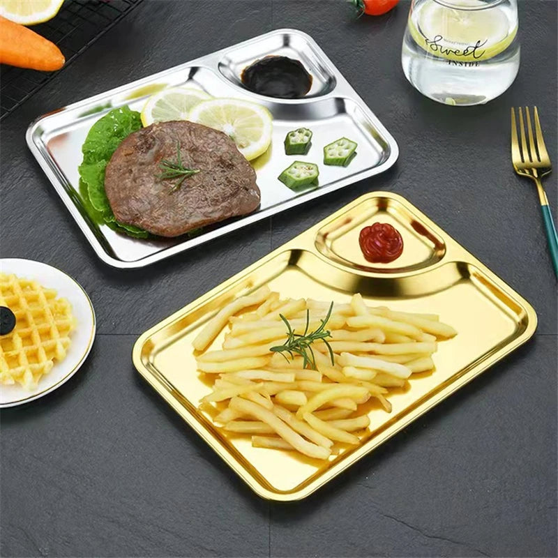 Stainless Sauce & Snack Plate