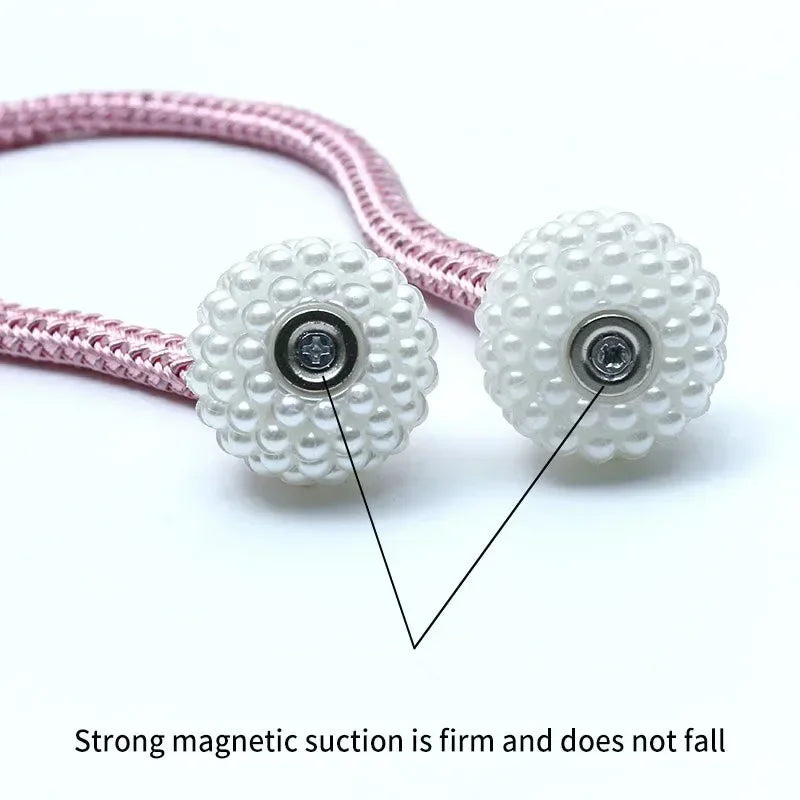 Luxury Pearl Magnetic Curtain Tiebacks (PAIR)