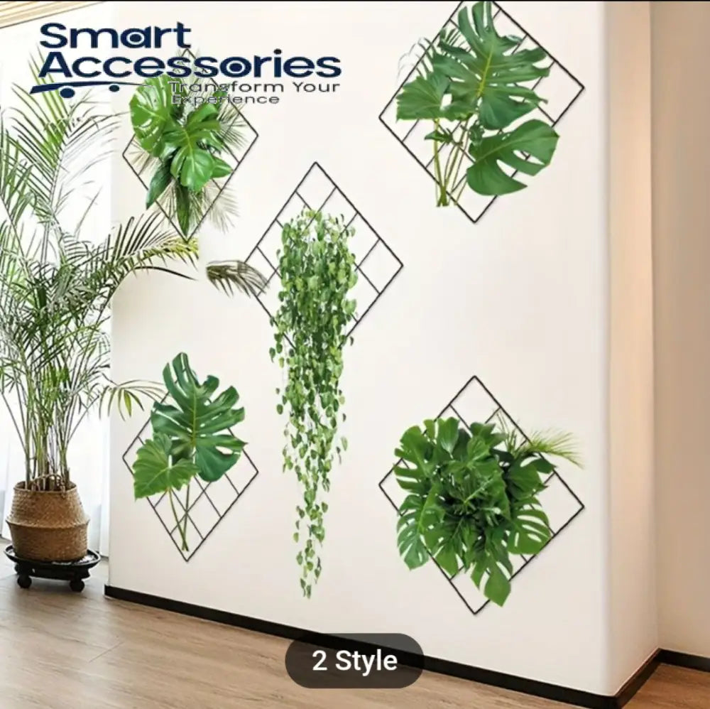 3D Green Plant Wall Stickers