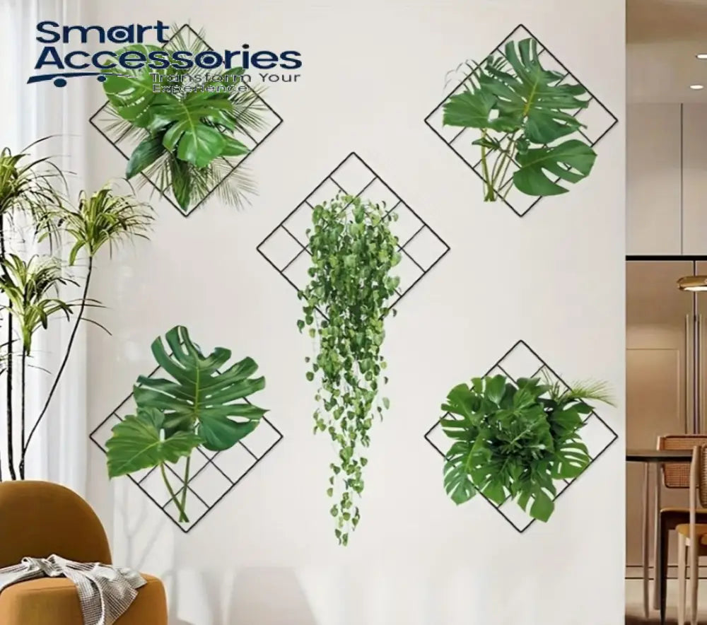 3D Green Plant Wall Stickers