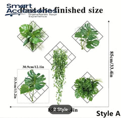 3D Green Plant Wall Stickers