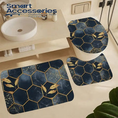 3Pcs Super Absorbent Bath Matt Set