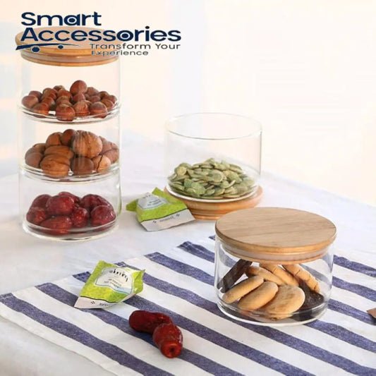 4 Layer Glass Food Container