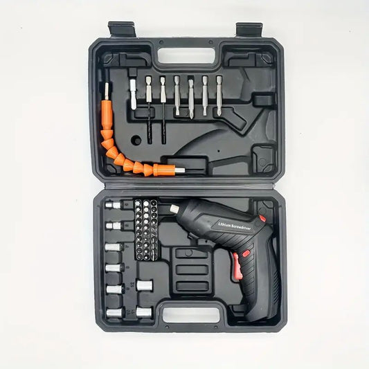 Cordless Screwdriver Tool Set – 46 Pcs Electric Screwdriver Kit for Home, Office & DIY