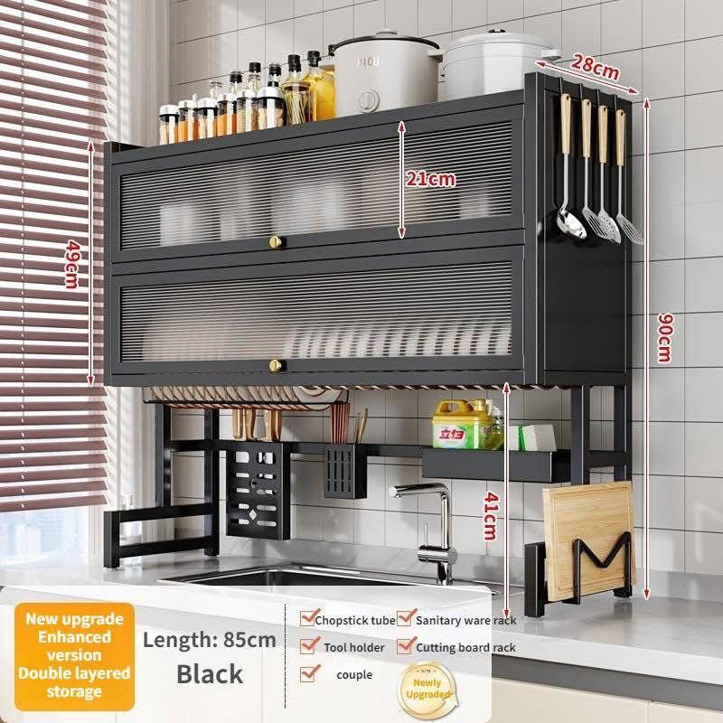 Over The Sink Cabinet Rack - 85cm | Dual Cabinet