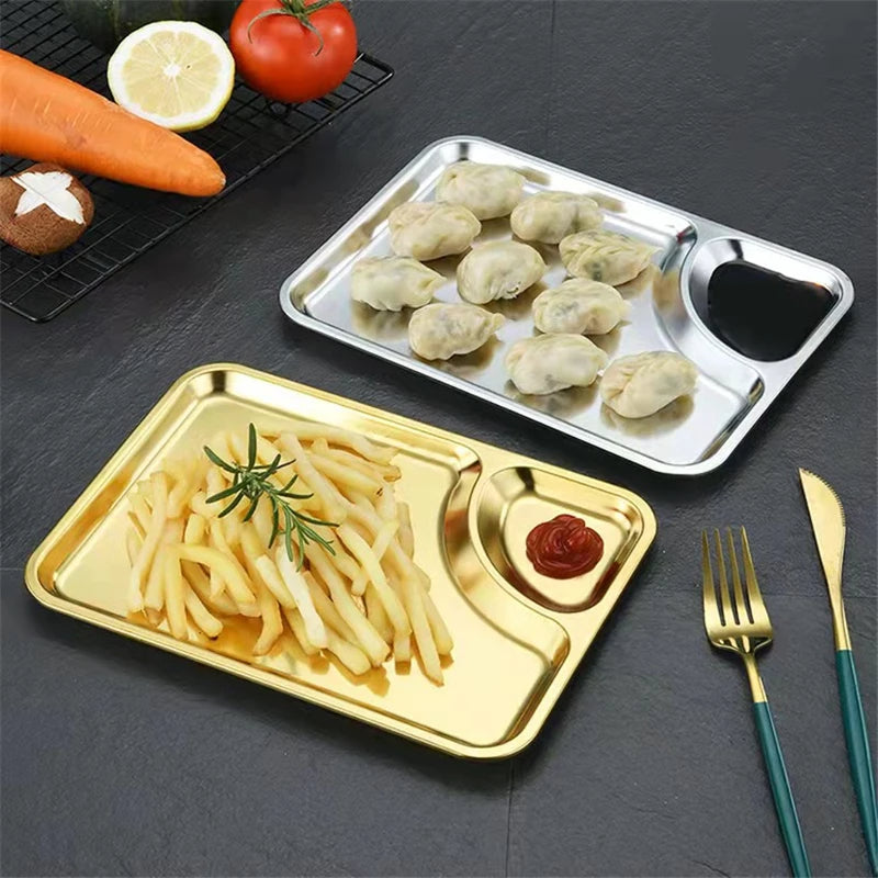 Stainless Sauce & Snack Plate