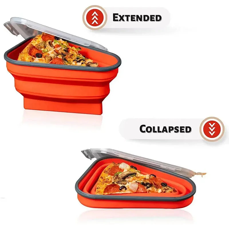 Reusable Pizza Storage Box with 5 Trays – Kitchen Organizer