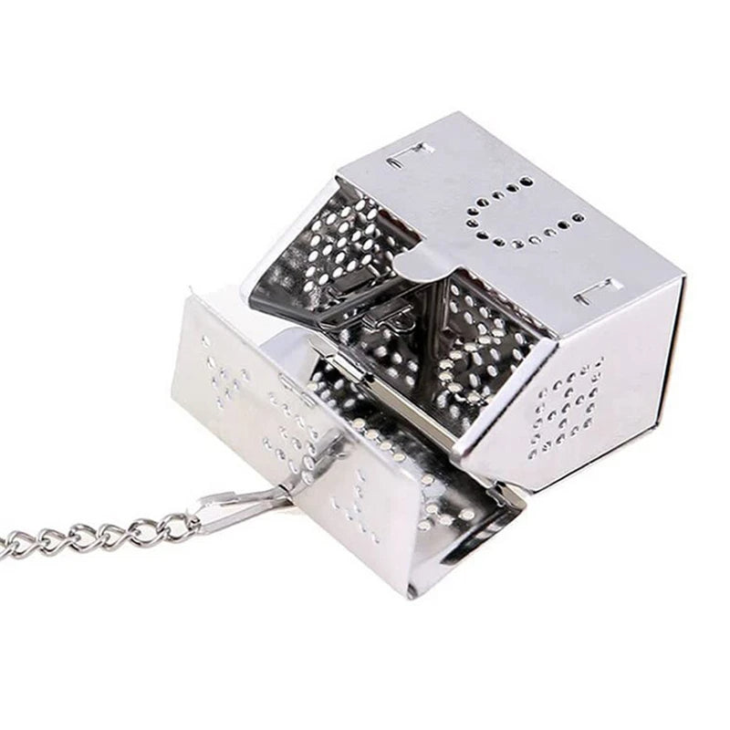"Cute House Tea Infuser – Stainless Steel Loose Leaf Strainer")