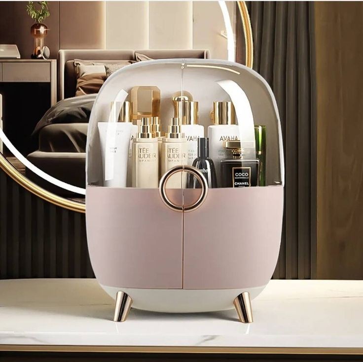 Luxury Dustproof Cosmetics Organizer