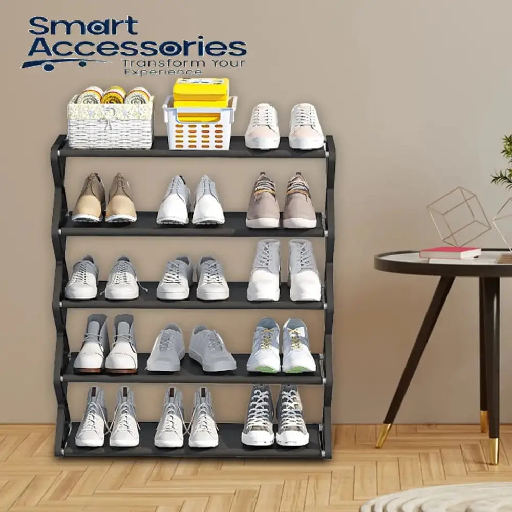 5 Layer Folding Shoe Rack Organizer