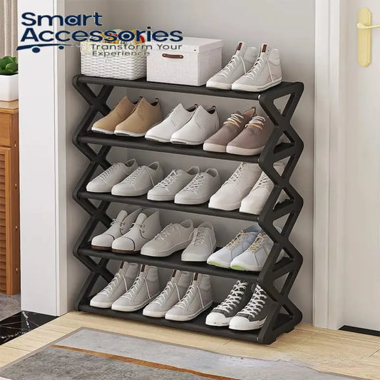 5 Layer Folding Shoe Rack Organizer