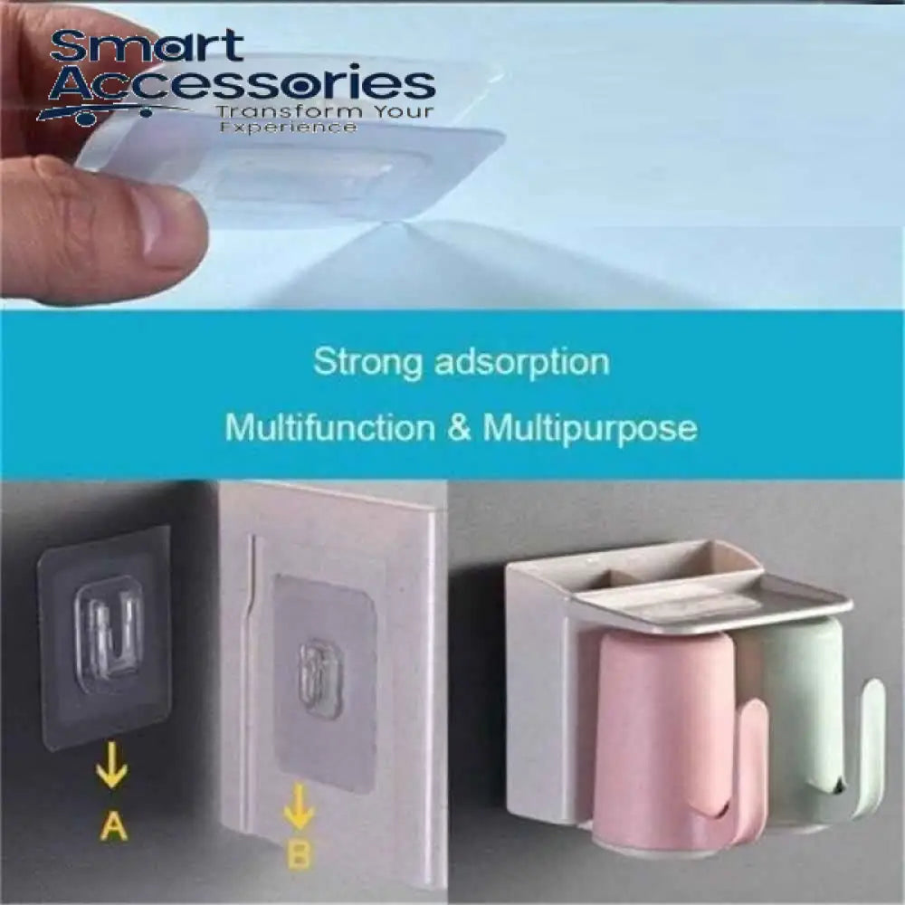 5 Pc Double-Sided Adhesive Wall Hooks