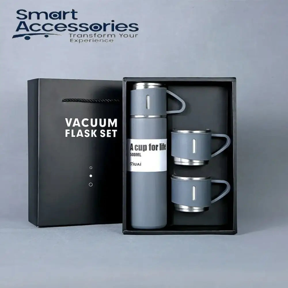 500ML Smart Thermos Water Bottle Stainless Steel Tea Coffee Thermal Mugs