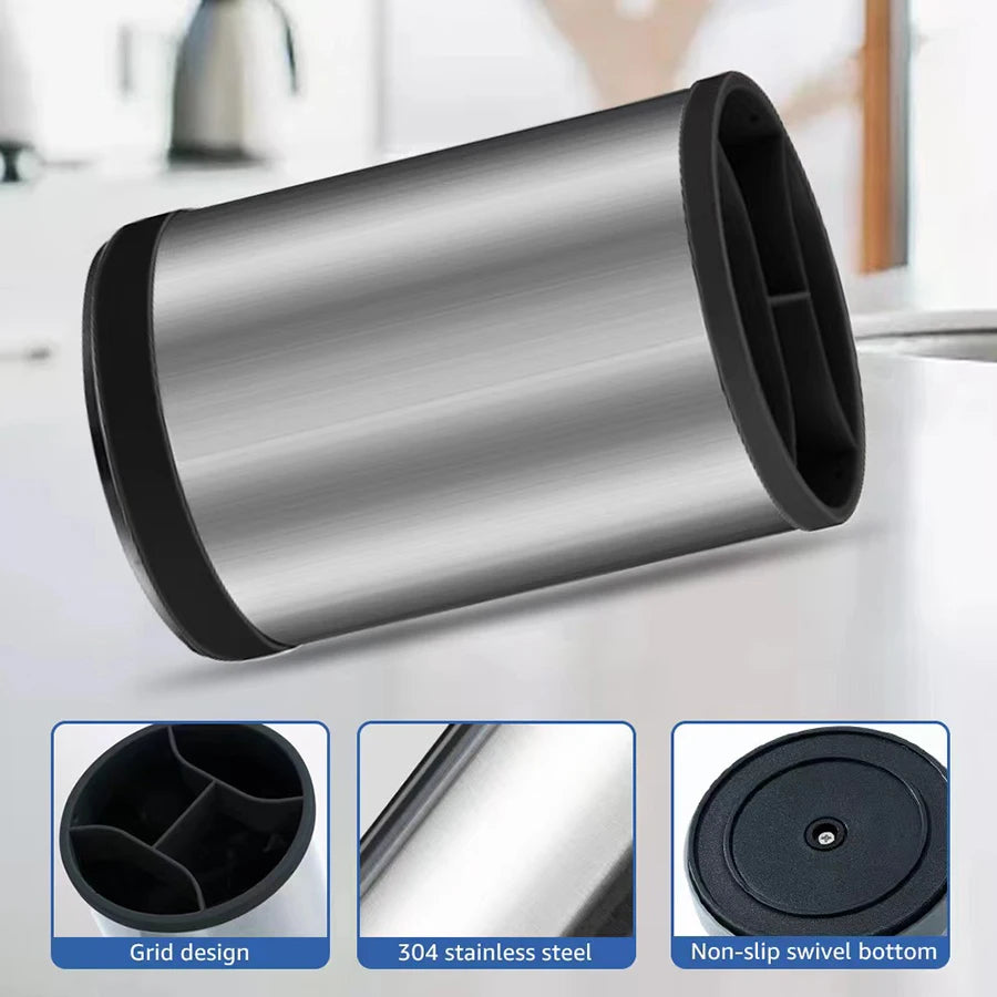 KitchenPro™ Stainless Steel Cutlery Organizer